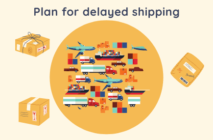 Plan for delayed shipping